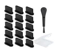 Cache Anti Poussiere USB C, Protecteur de Port de Charge Type C, Bouchon Anti Poussiere USB C, Bouchon Type C Compatible Con iphone 15 Samsung Galaxy Google Pixel Xiaomi pour Smartphone, Tablette