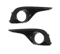 Cache Antibrouillard Boîtier Pare-chocs Avant Grille Feu Conduite Voiture Pour Toyota Pour Highlander 2012 2013 2014 Calandres de voiture(Noir 1 paire)