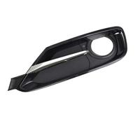 Cache Antibrouillard Compatible Avec BMW Série 3 F30 F31 Sport Line 2012 2013 2014 2015 Lunette Couverture Calandre Phare Antibrouillard Voiture Avec Garniture Argentée Pièce Rechange Automatique(Left