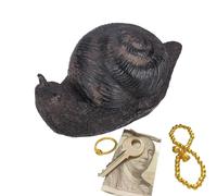 Cache Argent | Compartiment Secret Helix | Boîte Sécurisée Portable pour Maison, Chambre, Salle de Bain, Placard, Camping, Études