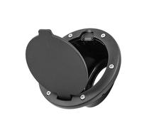 Cache Arrière Noir De Trappe De Réservoir, Bouchon De Carburant Pour Jeep Pour Wrangler JK 2007 2008 2009 2010 2011 2012 2013-2018 Bouchon Remplissage Carburant