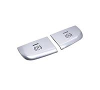 Cache-Bagages Autocollant De Protection pour Bouton De Frein À Main Et Levier De Vitesse pour A3 8V 2013 2014 2015 2016 2017 2018 2019 Housse Colis Cargo Coque Cache-Bagages(Handbrake Silver)