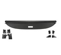 Cache Bagages Coffre Voiture Pour Tesla Pour Modèle Y 5 Places 2020-2024 Support Arrière Cloison Abri Bouclier Ombre Bagages Couverture Chargement Coffre Rideau(5 Seat PU leather)