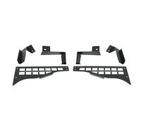 Cache-Bagages Organisateur Coffre Modulaire Avec Filet Chargement Porte-bagages Et Gain Place Pour Jeep Pour Wrangler JK 2 Portes 2007-2017 Étagère Arrière Rétractable Coffre(2 Boxes)