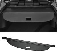 Cache-Bagages Rétractable Coffre Voiture Pour Hyundai Ix35 2010-15 Étagère Coffre Arrière Étagère Bagages Écran Confidentialité Sécurité Couverture Ombre Motif Fibre Carbone Noir