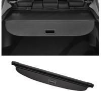 Cache-Bagages Rétractable Pour Bmw X5 2007-2018 Étagère De Coffre Arrière Étagère De Bagages Écran De Sécurité Pare-Soleil, Toile, Fibre De Carbone Noire