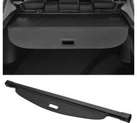 Cache-Bagages Rétractable Pour Coffre De Voiture pour Kia Ev6 2022-2024 Étagère De Coffre Arrière Étagère De Bagages Étagère De Sécurité Étagère D'Ombrage, Fibre De Carbone Noire