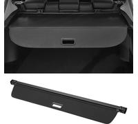 Cache-Bagages Rétractable Pour Coffre De Voiture Pour Rivian R1S 2022-2024 Étagère De Coffre Arrière Étagère De Bagages Écran De Sécurité Pare-Soleil, Toile, Noir Brillant