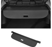 Cache-bagages rétractable pour coffre de voiture pour Volvo V90 2019-2023 Étagère de coffre arrière Pare-soleil de sécurité pour bagages Écran de confidentialité Noir brillant