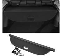 Cache-Bagages Rétractable Pour Ford Focus 2012-2018 Étagère De Coffre Arrière Étagère De Bagages Étagère De Sécurité Étagère D'Ombrage, Toile, Avec Accessoires, Noir Brillant
