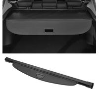Cache-Bagages Rétractable pour Kia Ev6 2022-2024 Étagère De Coffre Arrière Pare-Soleil De Sécurité Pour Bagages, Toile, Fibre De Carbone Noire