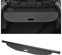 Cache-Bagages Rétractable Pour Toyota Grand Highlander 2024 Étagère De Coffre Arrière Étagère De Bagages De Sécurité Pare-Soleil Couverture En Fibre De Carbone Noire