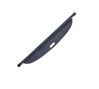 Cache Bagages Rideau De Coffre Rétractable Pour VW Pour Tiguan MK2 L Pour LWB 2017-2023, Accessoires Automobiles Étagère Arrière(Fibre de carbone)