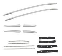 Cache-Barres de Toit pour Nissan Qashqai J11 2014-2021 - Accessoires Auto - Panier de Toit en Aluminium pour Barres transversales - Porte-Bagages