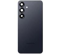Cache Batterie Arrière Original pour Samsung Galaxy S25 S931B Noir avec Bandes Adhésives Préinstallées d’Usine et Vitre Caméra
