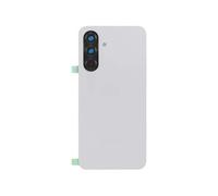 Cache Batterie avec Lentilles Compatible Samsung Galaxy A36 Protection Durable Blanc