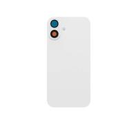 Cache Batterie de Rechange pour iPhone 16 Plus avec Adhésif Intégré Blanc