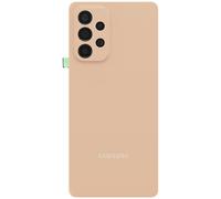 Clappio Cache Batterie de Remplacement pour Galaxy A53 avec Adhésif Intégré Rose