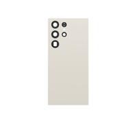 Cache Batterie de Remplacement pour Galaxy S23 Ultra avec Adhésif Intégré Beige