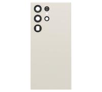 Cache Batterie de Remplacement pour Galaxy S23 Ultra avec Adhésif Intégré Beige