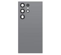 Cache Batterie de Remplacement pour Galaxy S23 Ultra avec Adhésif Intégré Gris