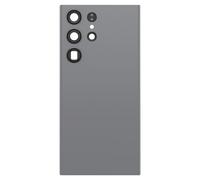 Cache Batterie de Remplacement pour Galaxy S23 Ultra avec Adhésif Intégré Gris