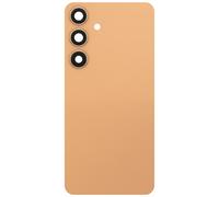 Cache Batterie de Remplacement pour Galaxy S24 avec Adhésif Intégré Orange