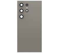 Cache Batterie de Remplacement pour Galaxy S24 Ultra avec Adhésif Intégré Gris