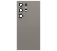 Cache Batterie de Remplacement pour Galaxy S24 Ultra avec Adhésif Intégré, Gris