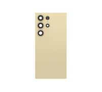Cache Batterie de Remplacement pour Galaxy S24 Ultra avec Adhésif Intégré, Jaune