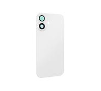 Cache Batterie de Remplacement pour iPhone 16 avec Adhésif Intégré Blanc