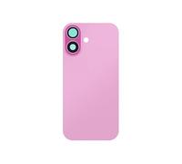 Avizar Cache Batterie de Remplacement pour iPhone 16 avec Adhésif Intégré Rose