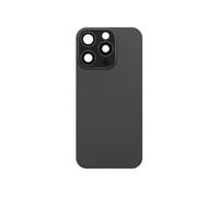 Cache Batterie de Remplacement pour iPhone 16 Pro avec Adhésif Intégré Noir