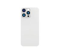 Cache Batterie de Remplacement pour iPhone 16 Pro Max avec Adhésif Intégré Blanc