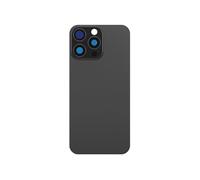 Cache Batterie de Remplacement pour iPhone 16 Pro Max avec Adhésif Intégré Noir