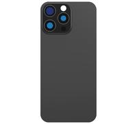 Cache Batterie de Remplacement pour iPhone 16 Pro Max avec Adhésif Intégré Noir