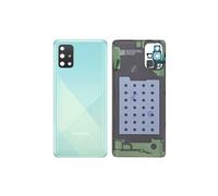 Cache Batterie D'origine Samsung Galaxy A71 Bleu Prisme Crush