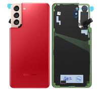 Cache Batterie D'origine pour Samsung Galaxy S21 Plus Pièce de Remplacement Samsung Rouge