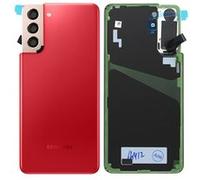 Cache Batterie D'origine pour Samsung Galaxy S21 Plus Pièce de Remplacement Samsung Rouge