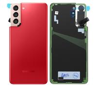 Cache Batterie D'origine pour Samsung Galaxy S21 Plus Pièce de Remplacement Rouge