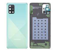 Cache Batterie D'origine Samsung Galaxy A71 Bleu Prisme Crush