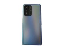 Cache batterie + double face + lentille compatible avec Xiaomi 11T / 11T PRO Mi 11T / PRO 21081111RG 2107113SG / 2107113SI Remplacement Verre Arrière Coque Arrière Arrière Coque Autocollant + Lentille