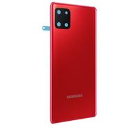 Cache Batterie Original pour Galaxy Note 10 Lite avec lentille caméra Samsung Rouge Cardinal