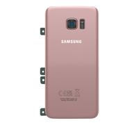 Cache Batterie Original pour Galaxy S7 edge avec Adhésif Double Face Samsung Rose