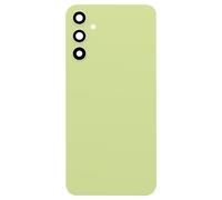 Cache Batterie pour Galaxy A34 5G, Découpes Module Caméra citron