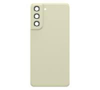Cache Batterie de Remplacement pour Galaxy S21 FE avec Découpes Module Caméra Vert olive