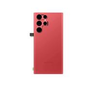Cache Batterie pour Samsung Galaxy S22 Ultra Service Pack Rouge