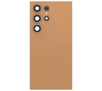 Cache Batterie pour Galaxy S24 Ultra, Adhésif Intégré, Orange