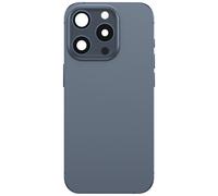 Cache Batterie pour iPhone 15 Pro avec Châssis Préassemblé et Module MagSafe Bleu