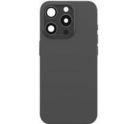 Cache Batterie pour iPhone 15 Pro avec Châssis Préassemblé et Module MagSafe Noir